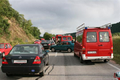 Ein Groaufgebot war bei diesem Einsatz. Verkehrsbehinderungen waren auch unvermeidbar.